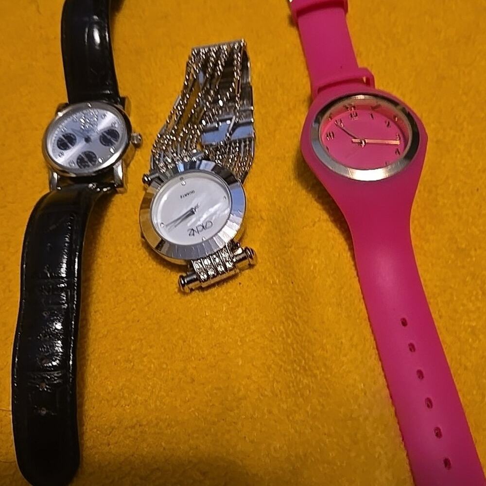 3 Fashion Watches. All Need Batteries